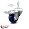 Service Caster 3.5 Inch Solid Polyurethane Swivel 3/8 Inch Stem Caster with Total Lock Brake SCC-TSTTL20S3514-SPUS-381615 - alternate 4